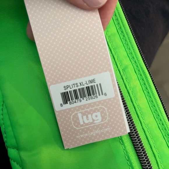 NWT splits XL lug wallet lime green - Picture 2 of 7